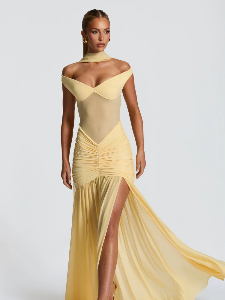 Blair Maxi Dress - Yellow