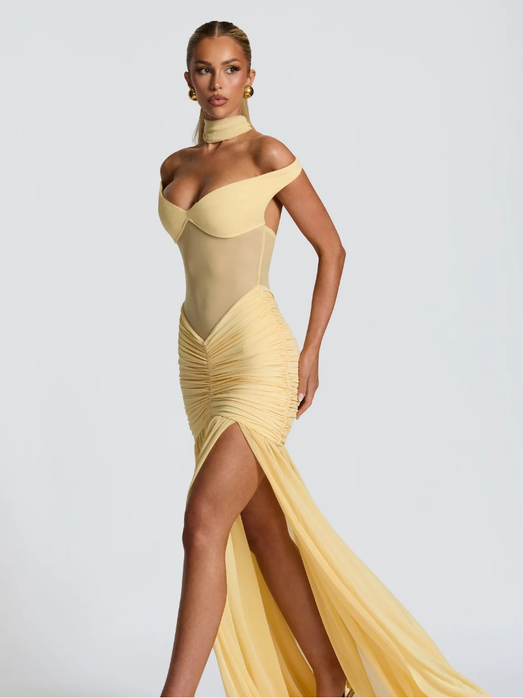 Blair Maxi Dress - Yellow