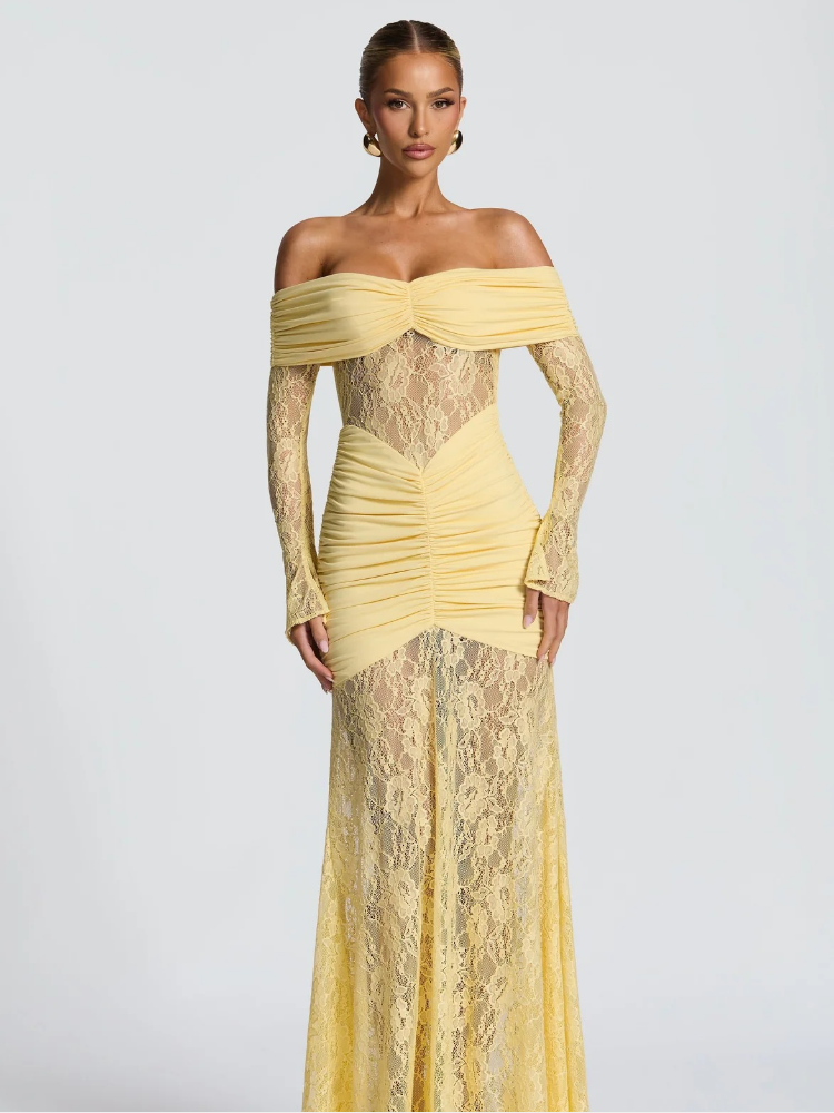Lauren Maxi Dress - Yellow