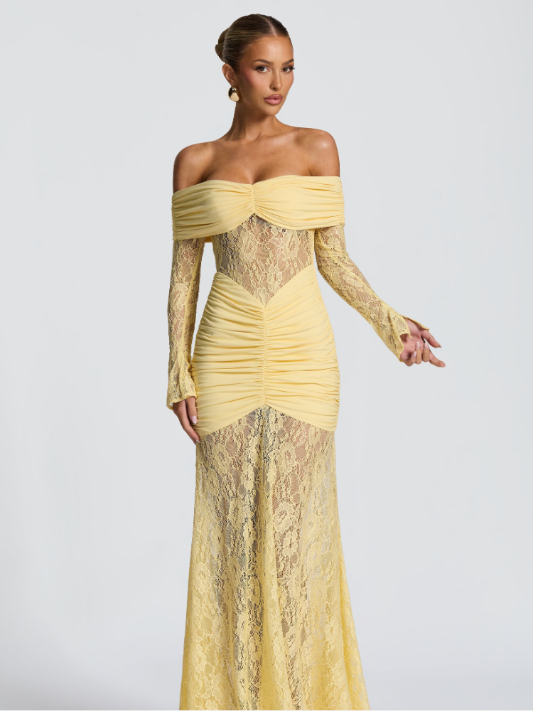 Lauren Maxi Dress - Yellow