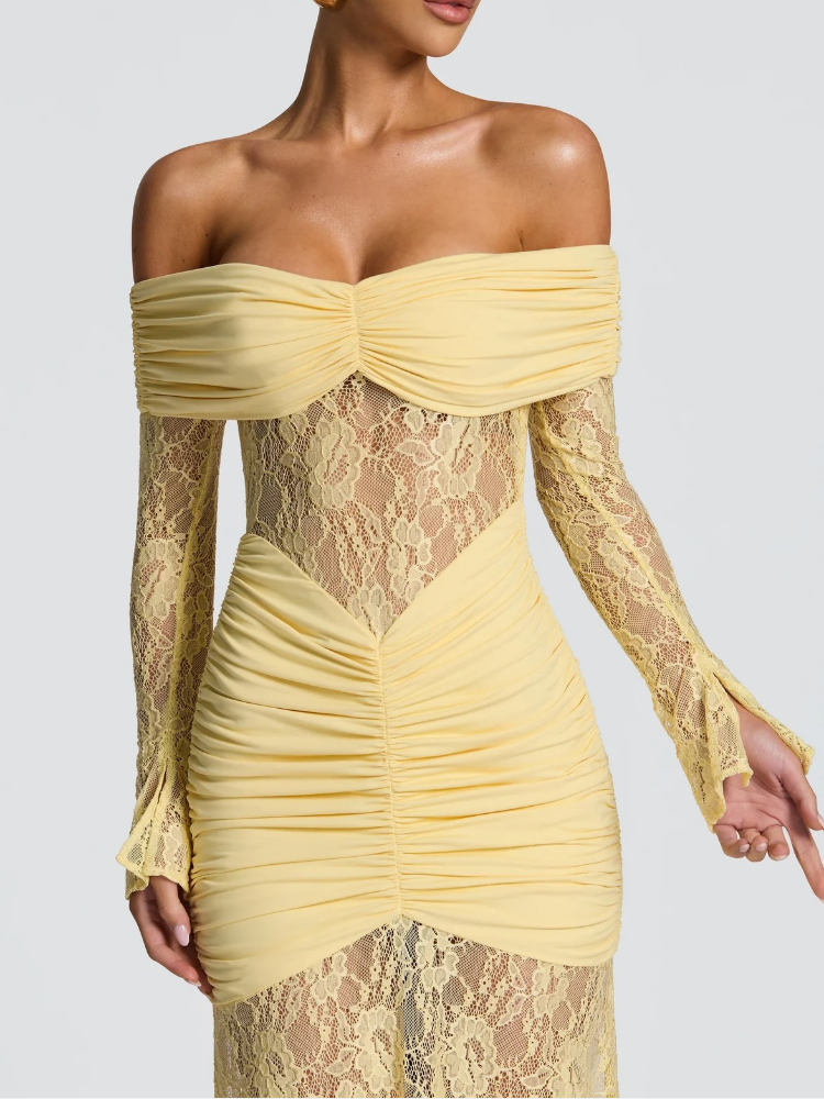 Lauren Maxi Dress - Yellow