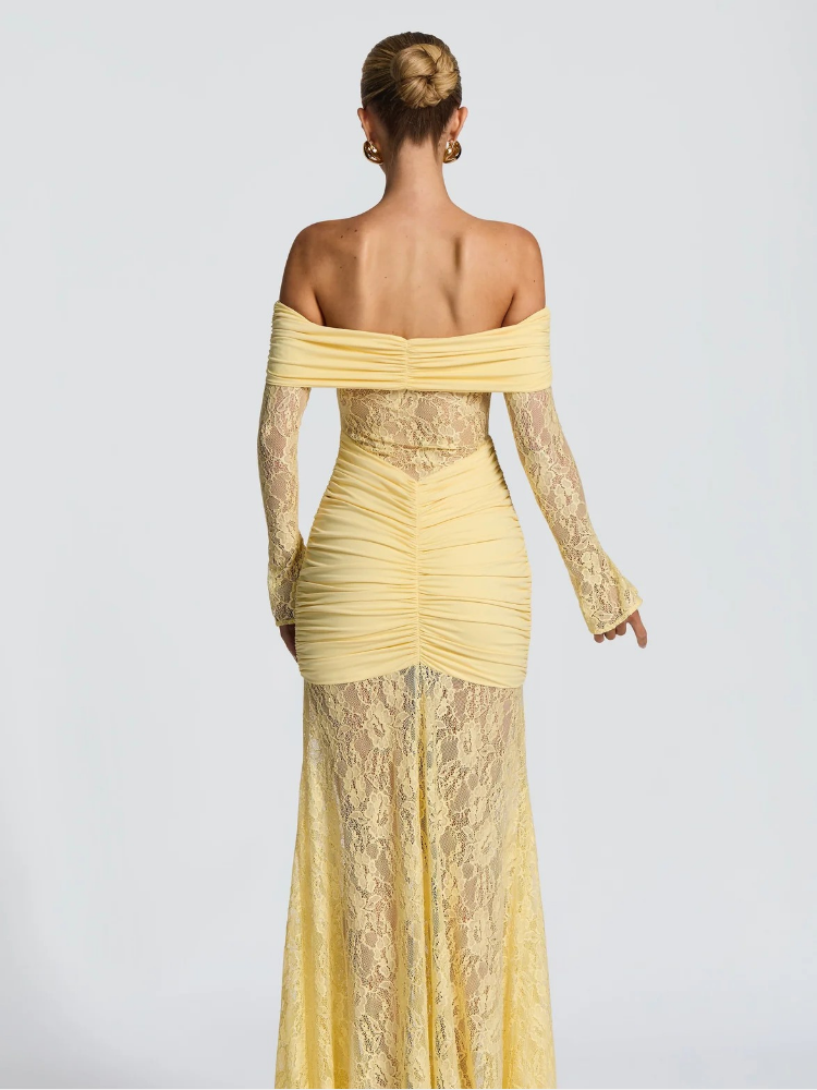 Lauren Maxi Dress - Yellow