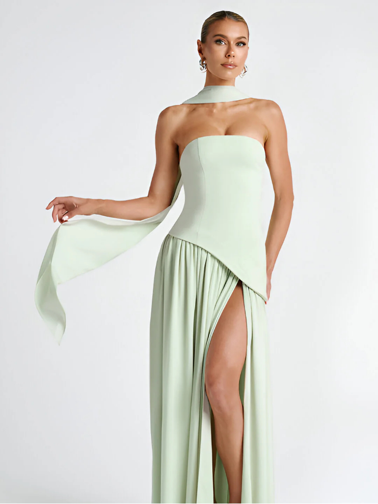 Madison Maxi Dress - Light Green