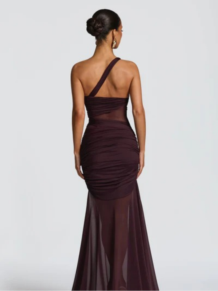 Addison Maxi Dress - Burgundy