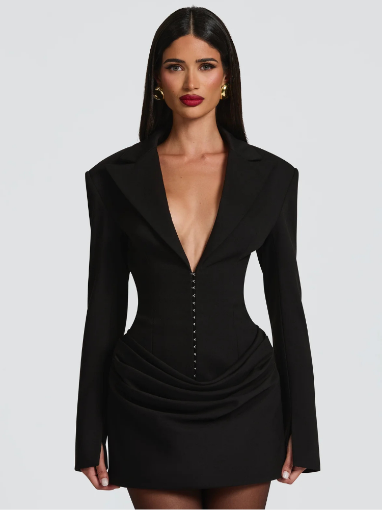 Harlow Mini Dress - Black