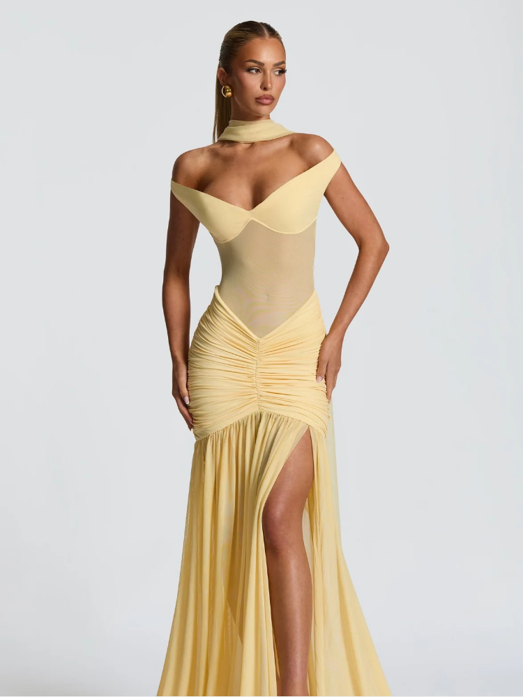 Blair Maxi Dress - Yellow